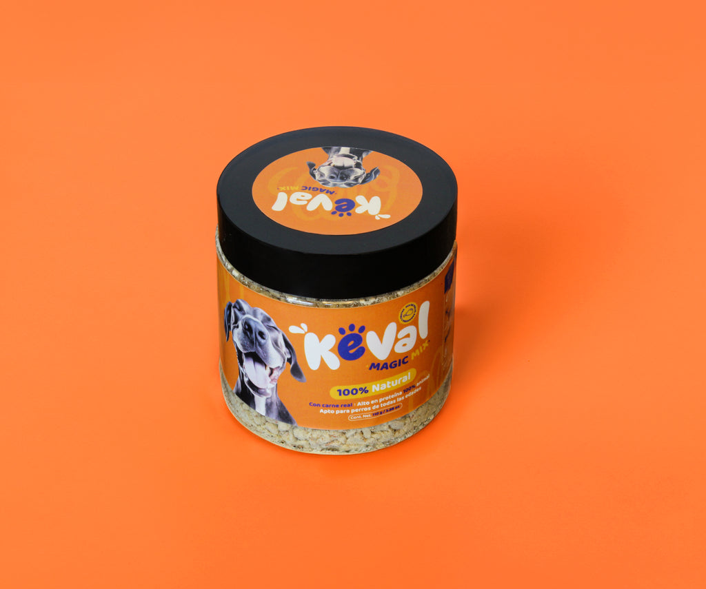 Mix de pollo, zanahoria y frutas