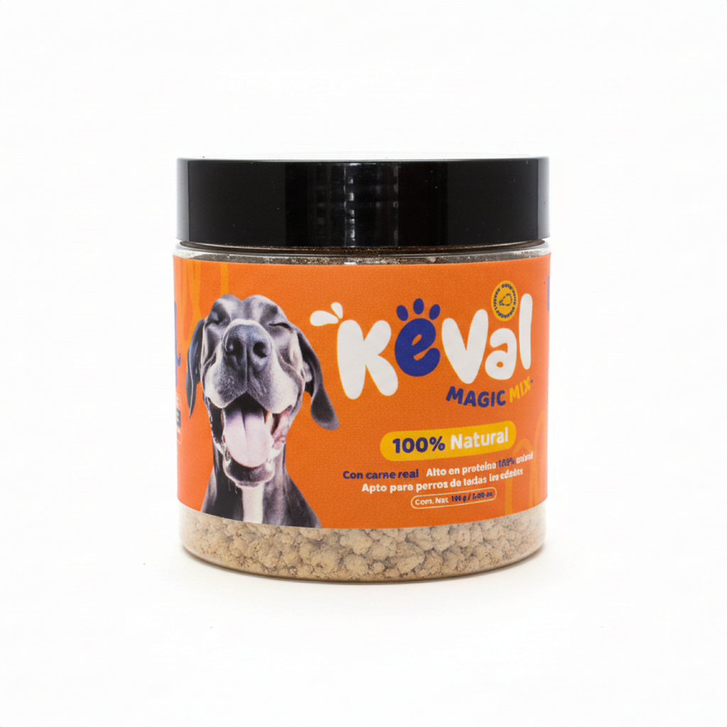 Mix de pollo, zanahoria y frutas