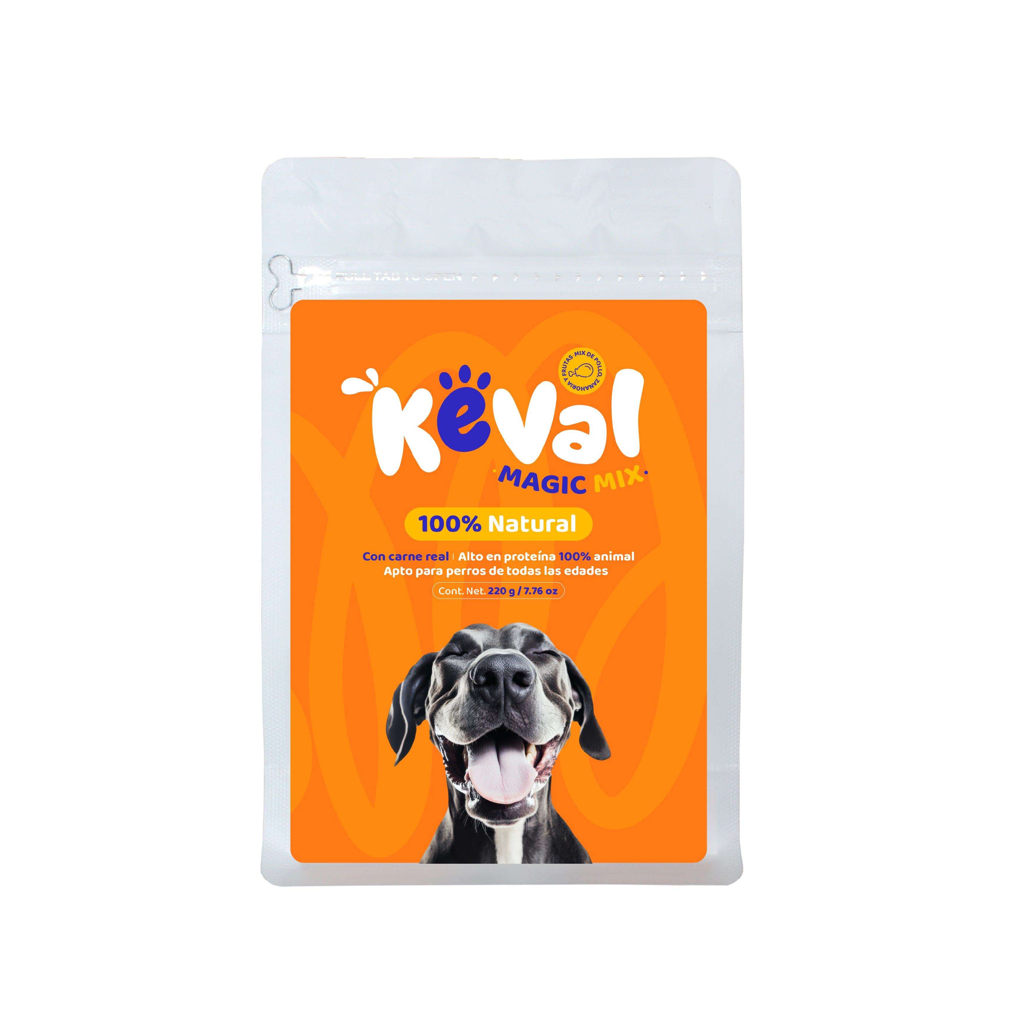 Magic Mix Pollo, Zanahoria y Frutas